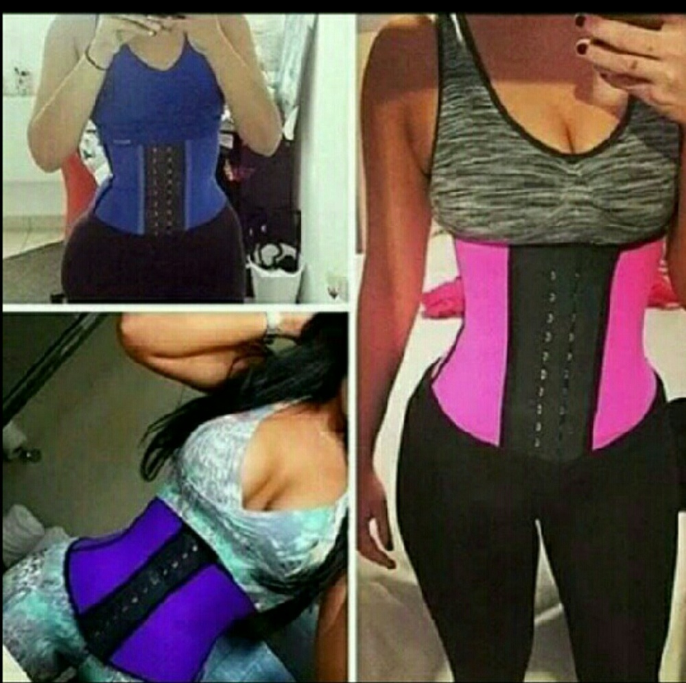 9 STEEL BONING LATEX WAIST TRAINER - Picture 2 of 3
